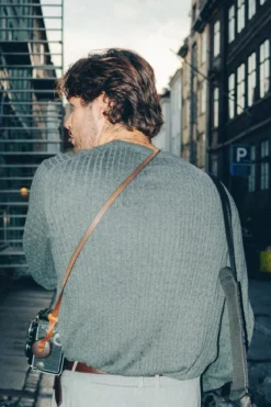 Pullover Kabel Strik - Charcoal Melange