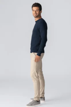 Pullover Kabel Strik - Navy