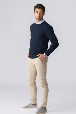 Pullover Rundhals - Navy