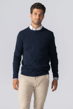 Pullover Rundhals - Navy
