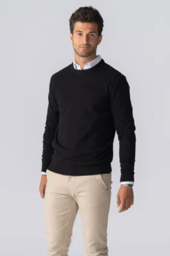 Pullover Rundhals - Sort