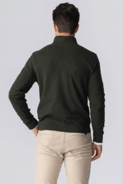 Pullover Zip Cardigan - Army