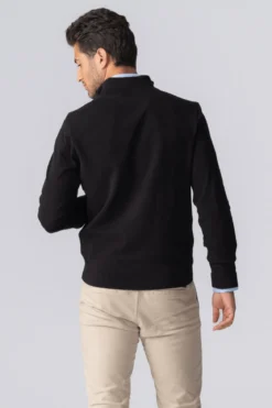 Pullover Zip Cardigan - Sort