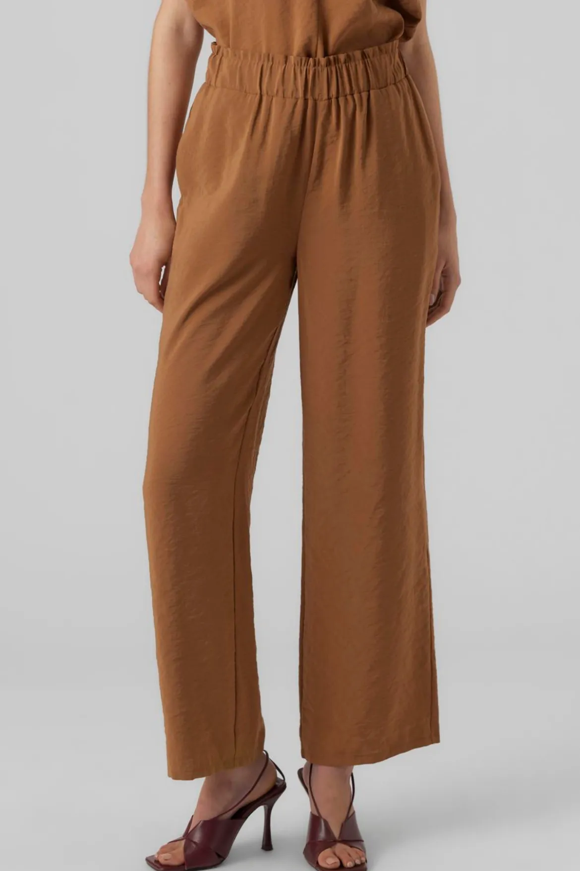 Queeny Regular Pants - Toffee