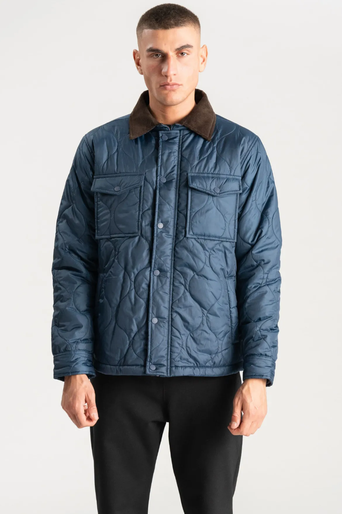 Quiltet Jakke - Navy