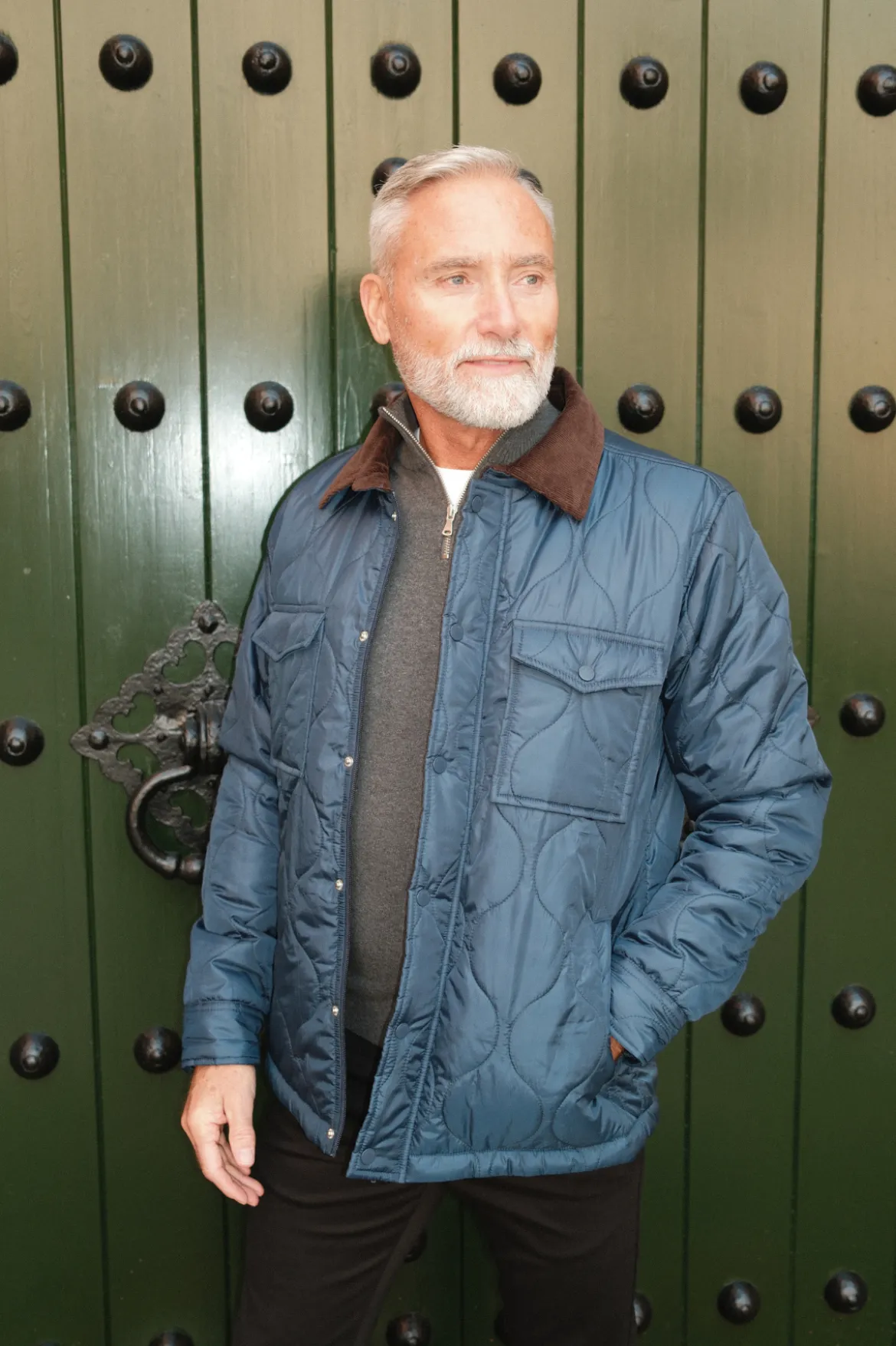 Quiltet Jakke - Navy