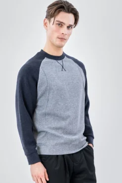 Raglan Sleeve Sweater - Askegrå