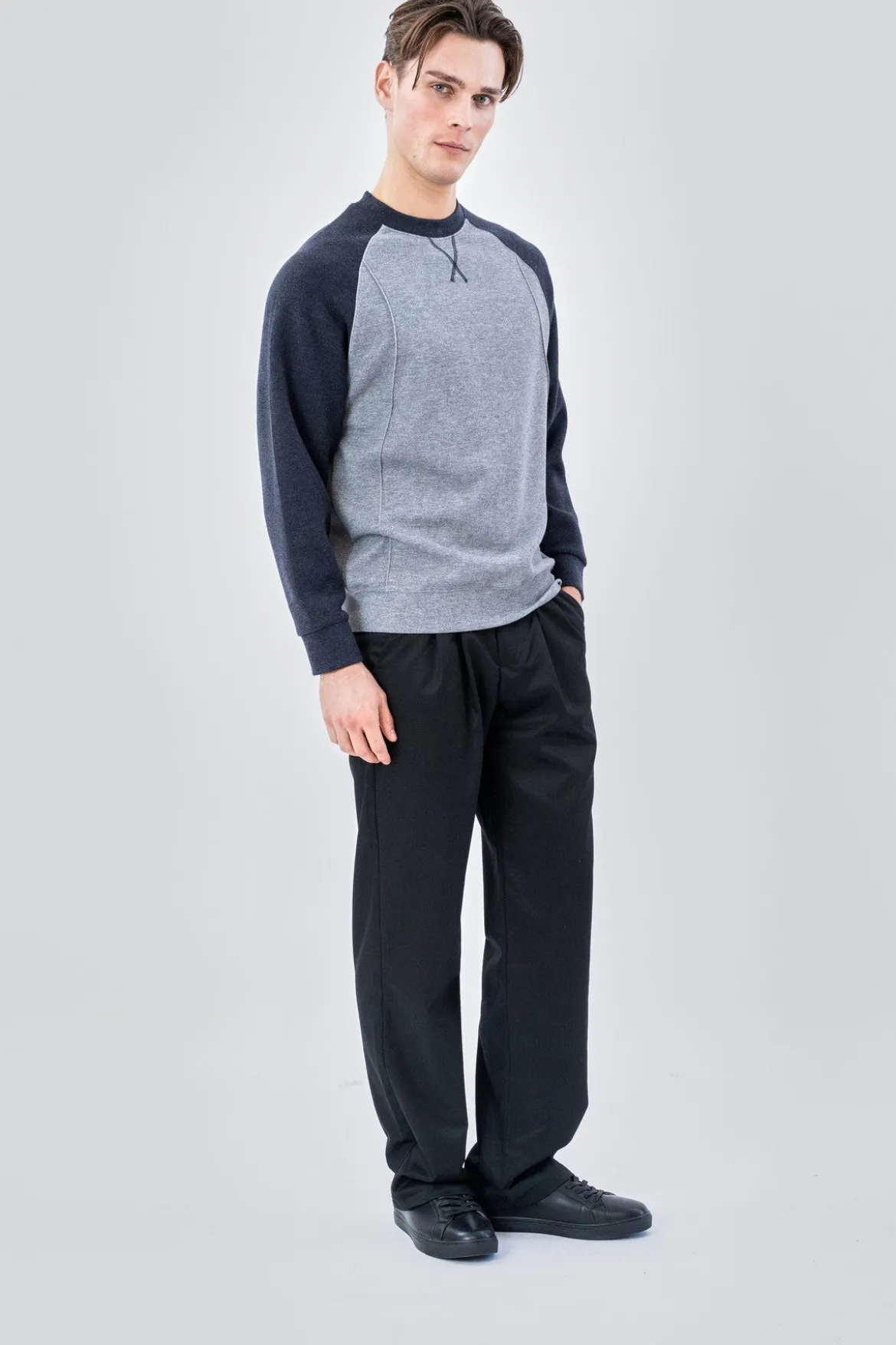 Raglan Sleeve Sweater - Askegrå