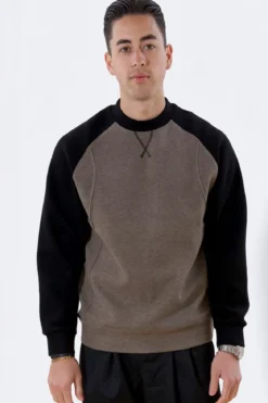 Raglan Sleeve Sweater - Støvet Grøn