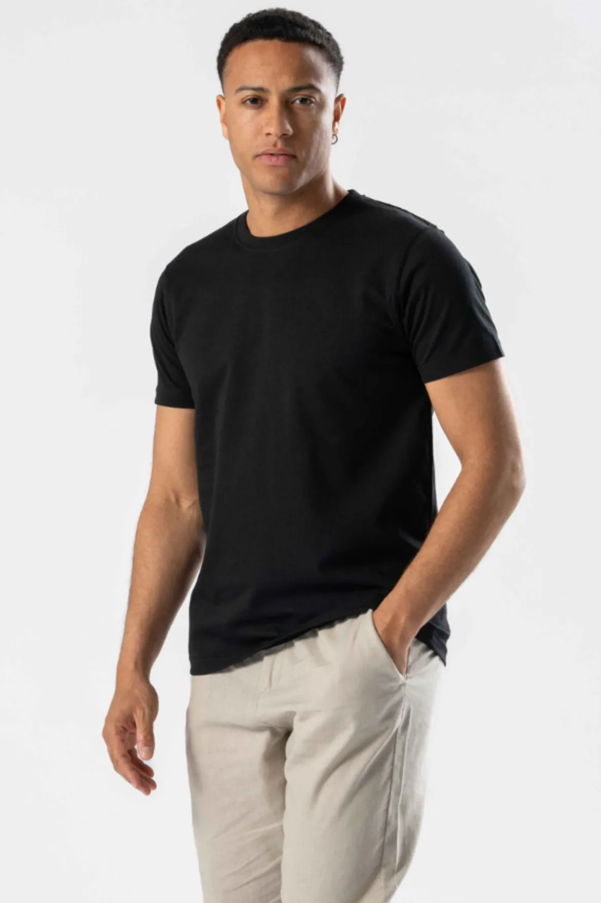 Regular T-shirt - Sort