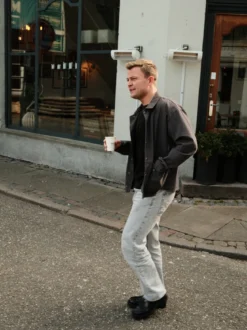 Relaxed Fit Jeans - Grey Denim