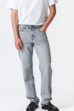 Relaxed Fit Jeans - Grey Denim