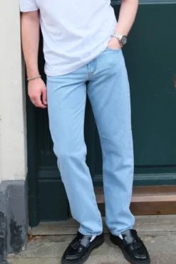 Relaxed Fit Jeans - Light Blue Denim