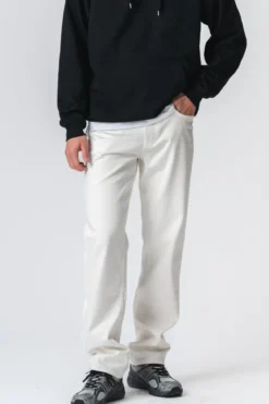 Relaxed Fit Jeans - White Denim