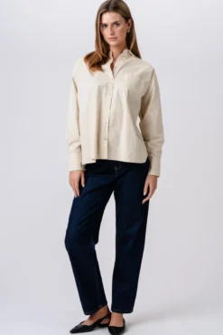 Relaxed Shirt - Beige