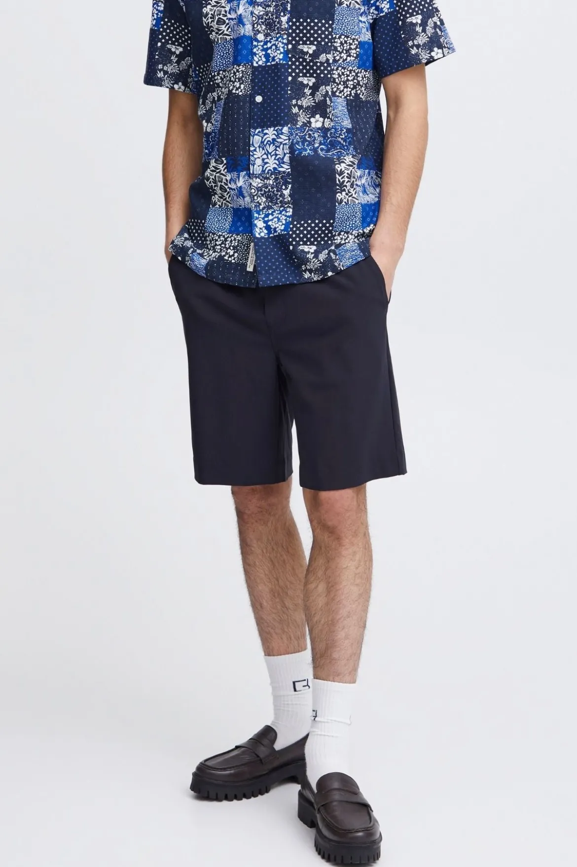 Relaxed Shorts - Navy