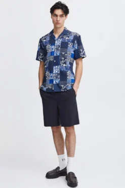 Relaxed Shorts - Navy