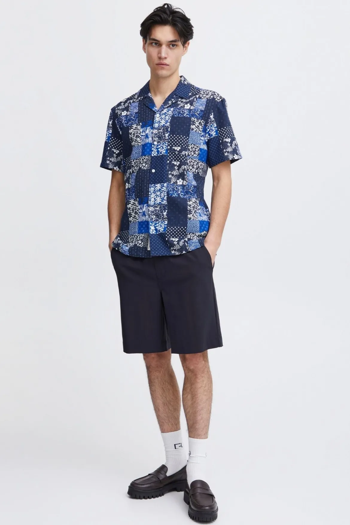 Relaxed Shorts - Navy