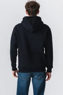 Relaxed Zip Hoodie - Navy