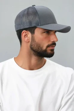 Retro Trucker Cap - Charcoal