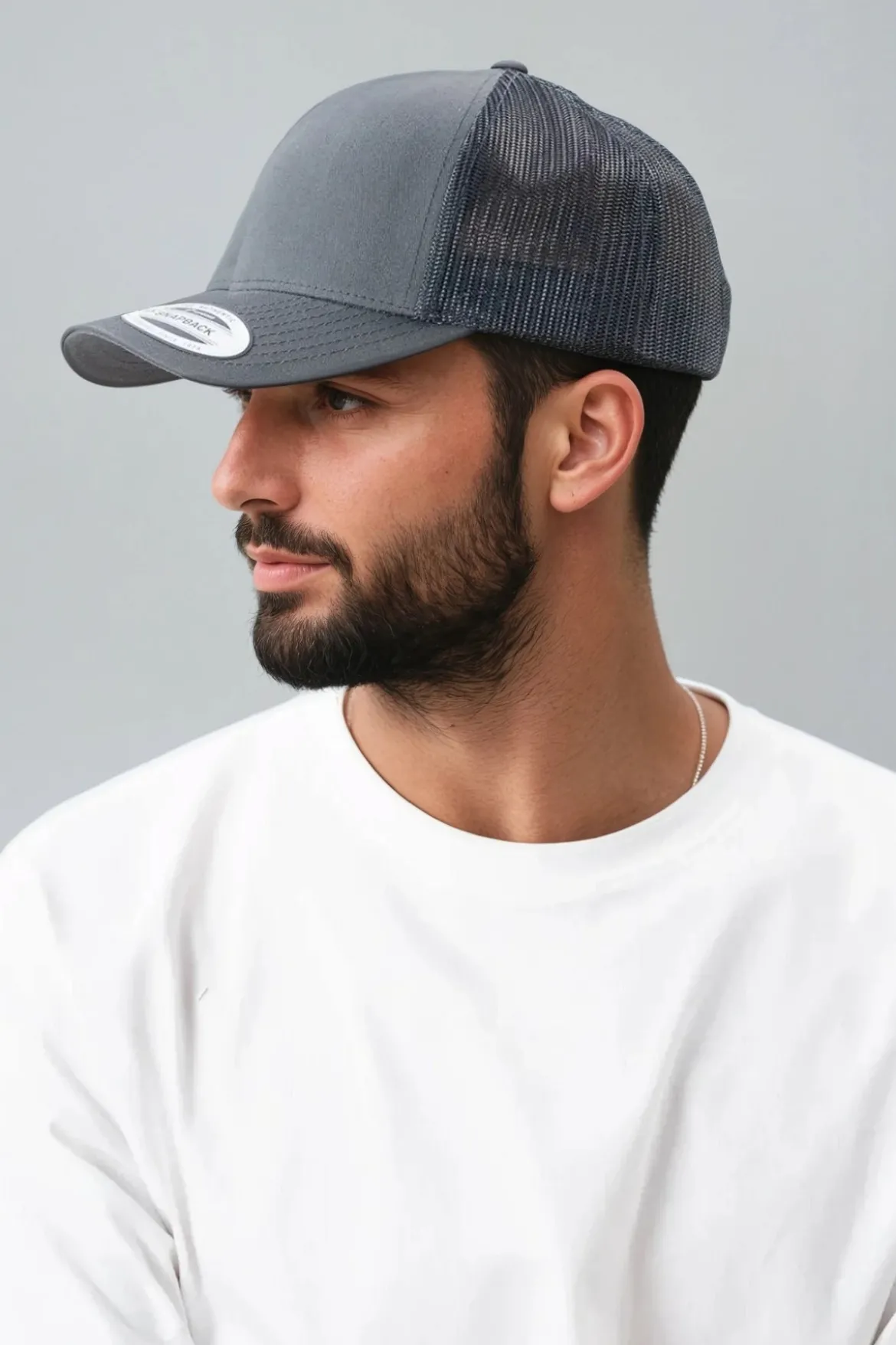 Retro Trucker Cap - Charcoal