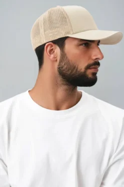 Retro Trucker Cap - Khaki