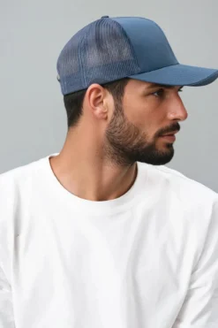 Retro Trucker Cap - Navy
