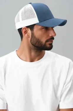 Retro Trucker Colored Front - navy