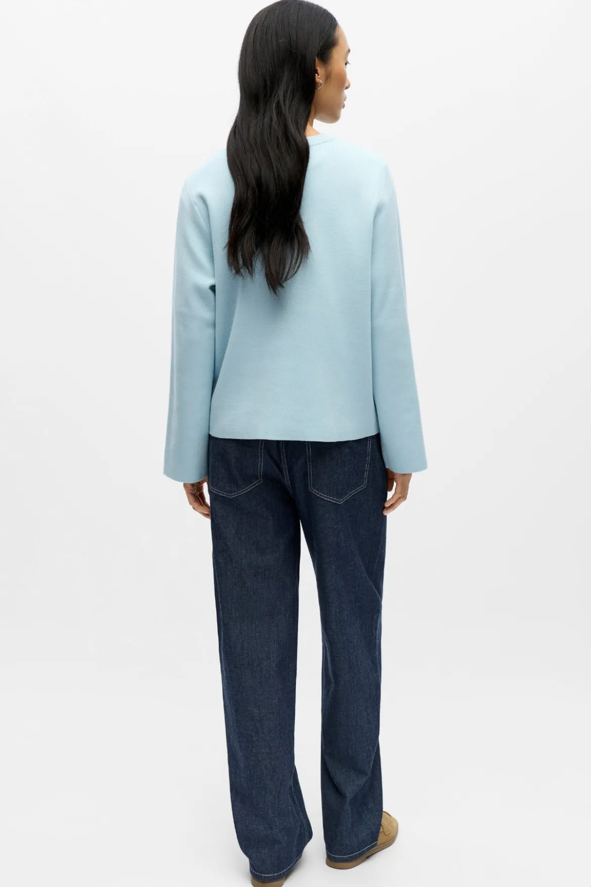 Reynard O-Neck Pullover - Vinterhimmel