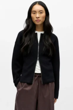 Reynard Strik Cardigan - Sort