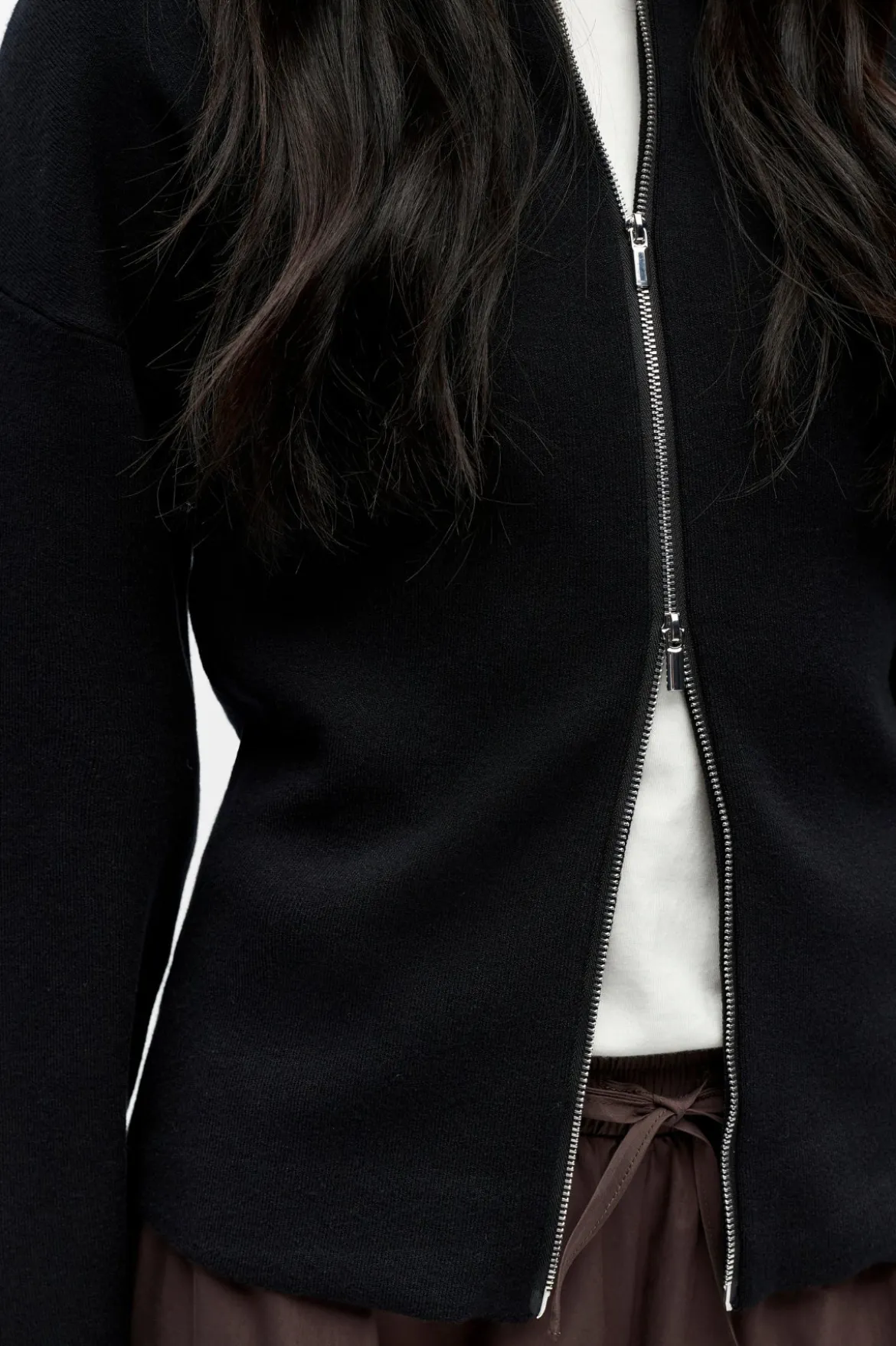 Reynard Strik Cardigan - Sort