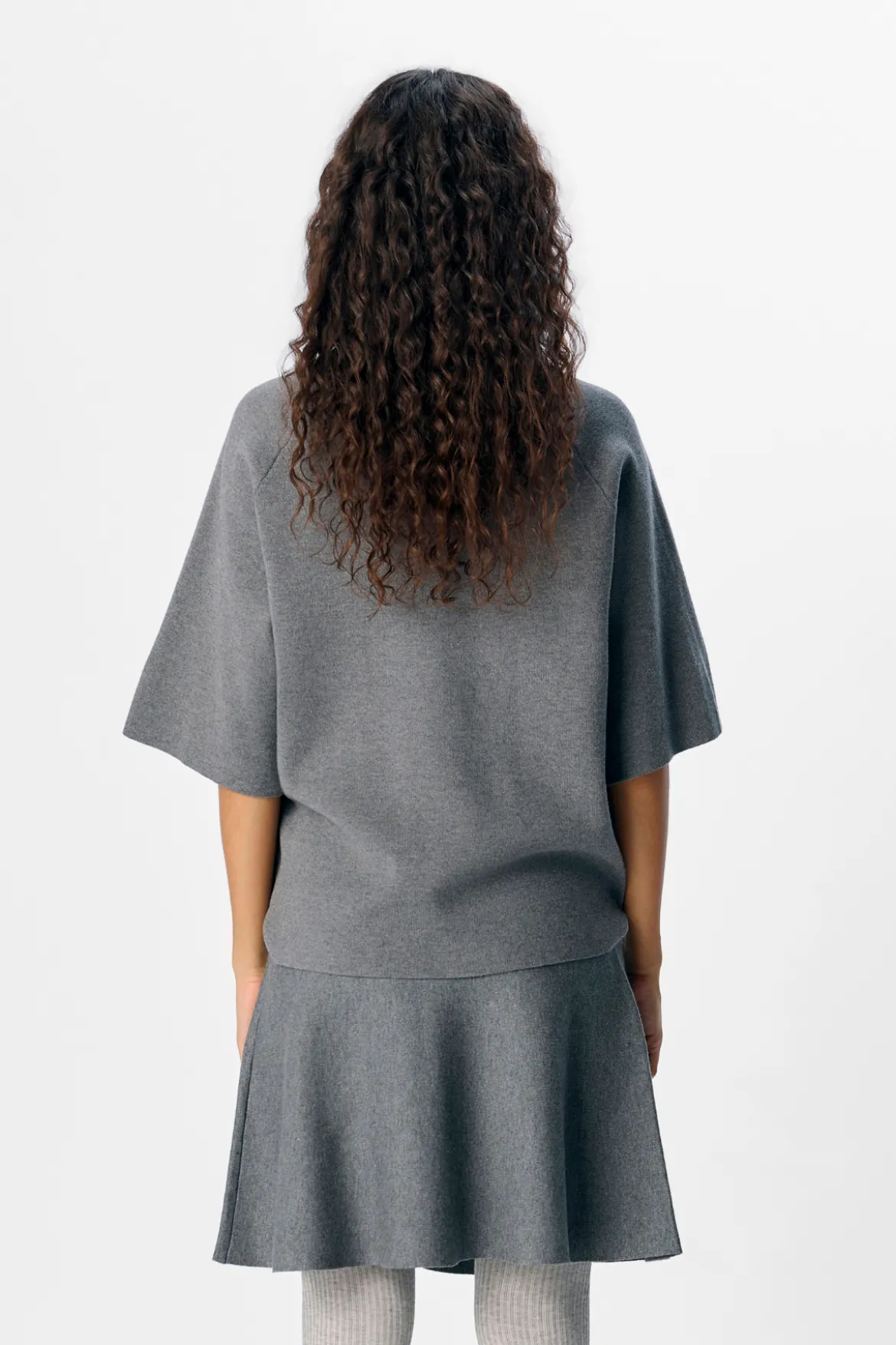 Reynard 2/4 Strik Pullover - Medium Grå Melange