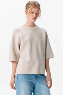 Reynard 2/4 Strik Pullover - Sølvgrå