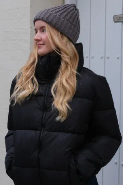 Ribbed Beanie - Mørkegrå