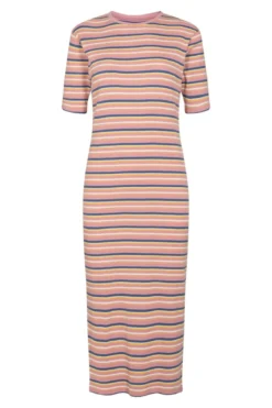 Roberta Dress - Rose Stripe