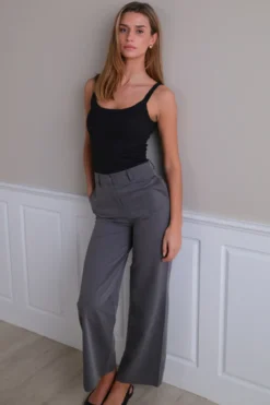 Rosalie Wide Pants - Grå