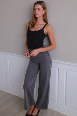 Rosalie Wide Pants - Grå