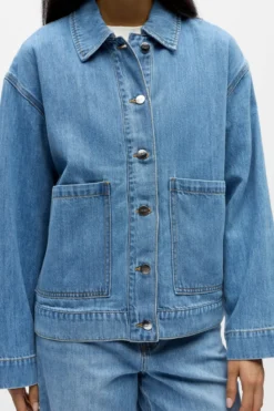Rosie Overshirt - Light Blue Denim