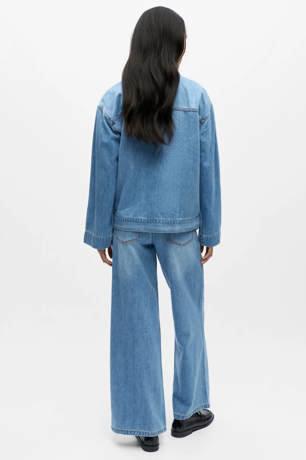Rosie Overshirt - Light Blue Denim