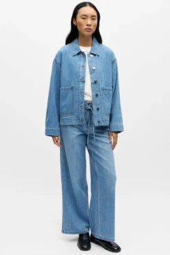 Rosie Overshirt - Light Blue Denim