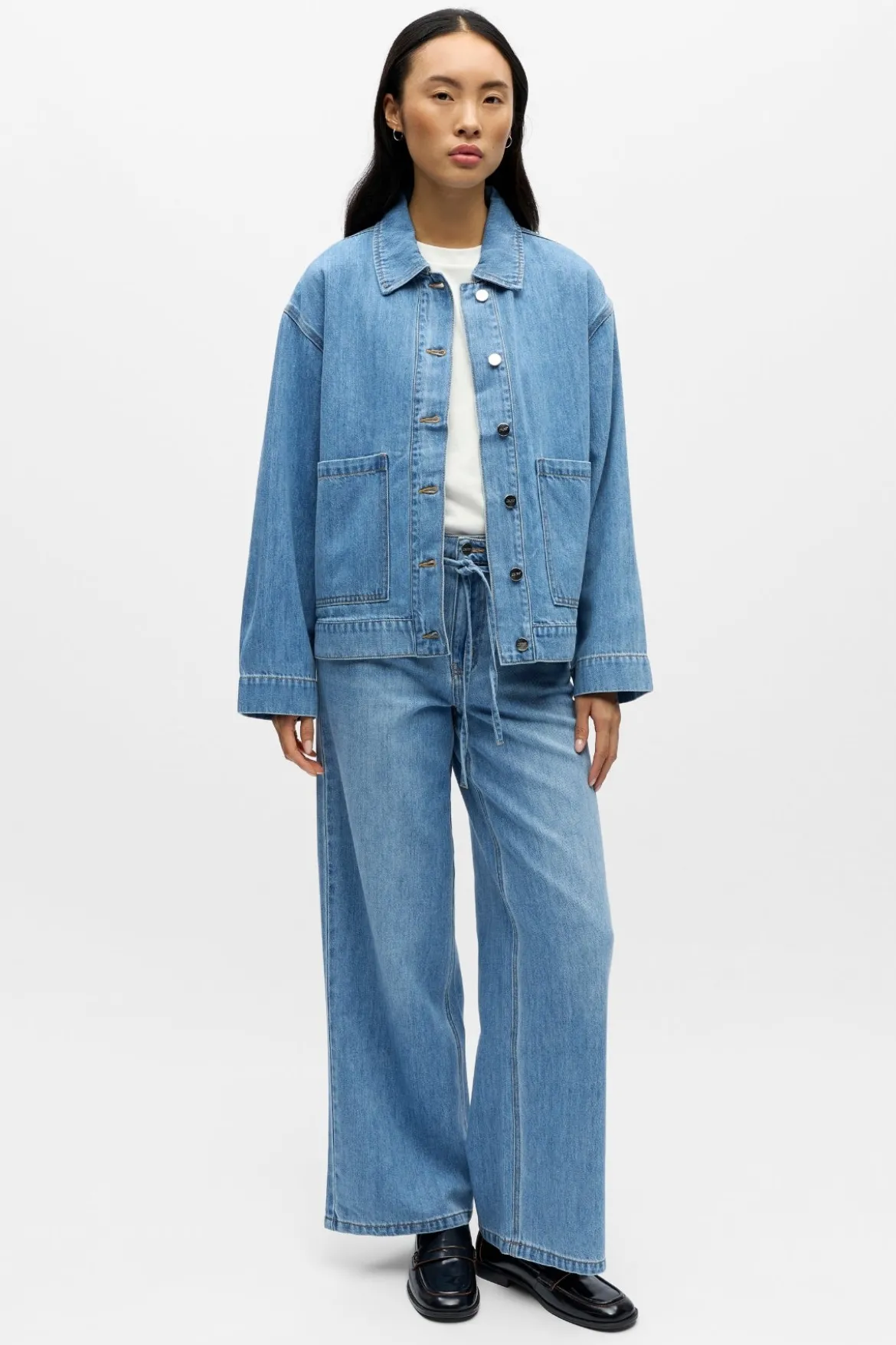 Rosie Overshirt - Light Blue Denim