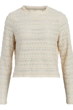 Runa Langærmet Bluse - Sandshell
