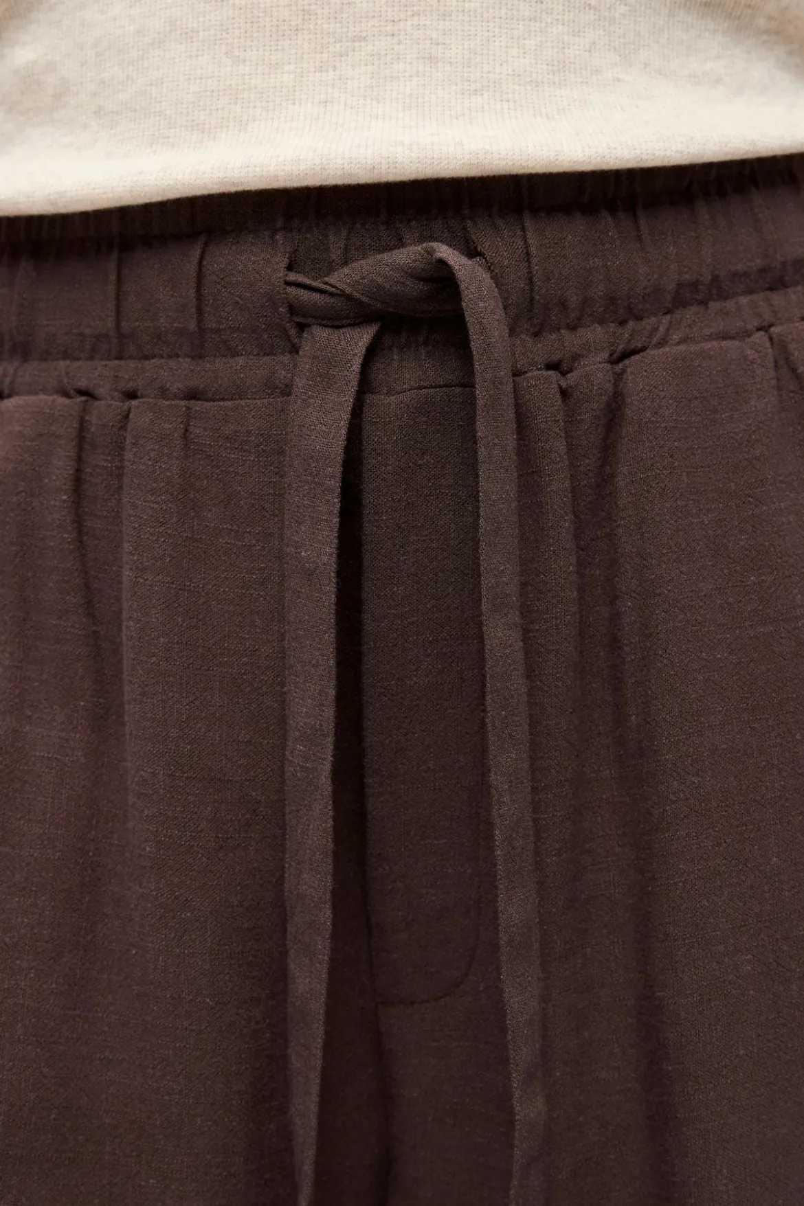 Sanne Wide Shorts - Seal Brown