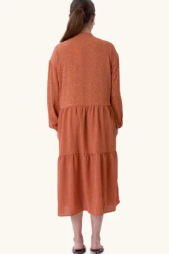 Sara langærmet kjole - Rosa