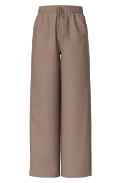 Sastina Højtaljede Wide Pants - Coffee Quartz