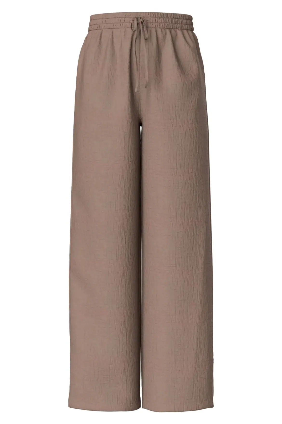 Sastina Højtaljede Wide Pants - Coffee Quartz