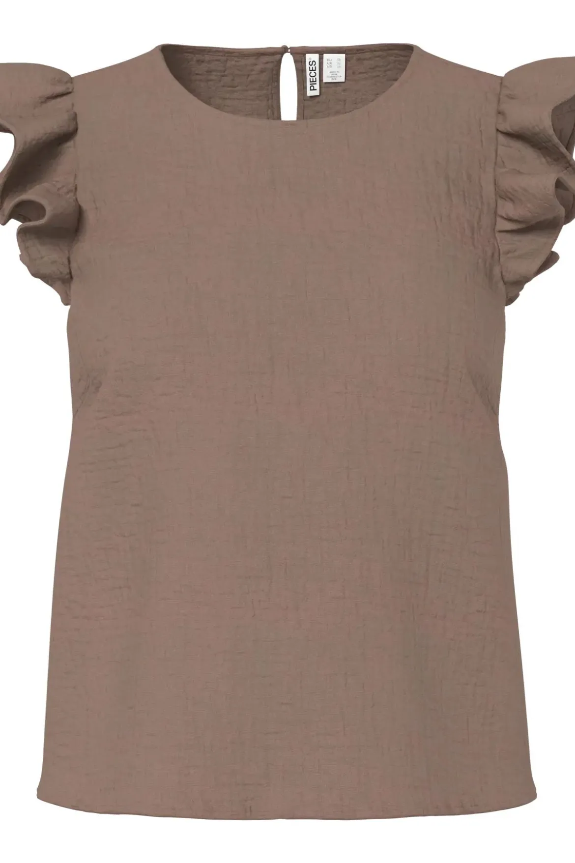 Sastina O-Neck Top - Coffee Quartz