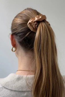Satin Scrunchie - Bronze