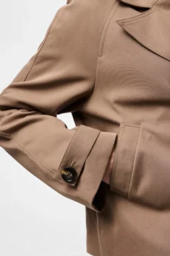 Scarlett Short Trenchcoat - Brun