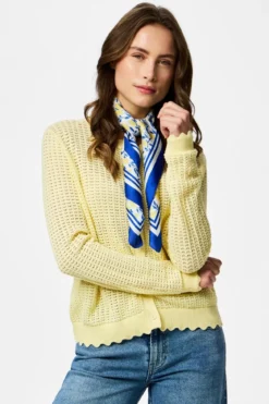 Scout O-Neck Knit Cardigan - French Vanilla